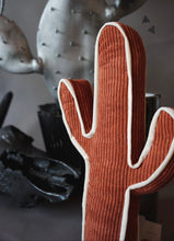 Load image into Gallery viewer, Corduroy Saguaro Cactus Shaped Pillow
