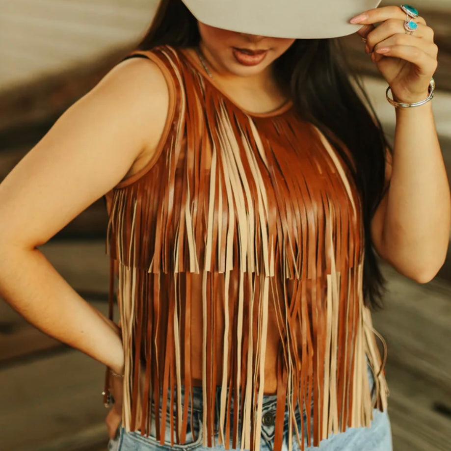 Fringe Fever Top