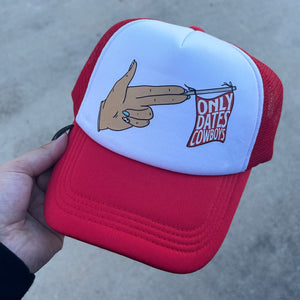 Only Dates Cowboys Trucker Hat