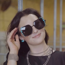 Load image into Gallery viewer, Turquoise Sunnies
