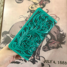Load image into Gallery viewer, Turquoise Babe Wallet
