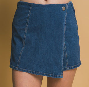 Denim Skort