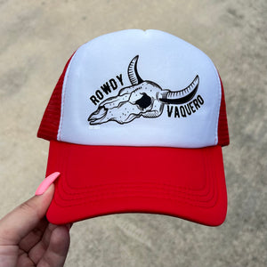 Rowdy Vaquero Bullskull Trucker Hat