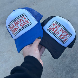 Make America Cowboy Trucker Hat