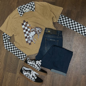 Checkered Bronc Rider