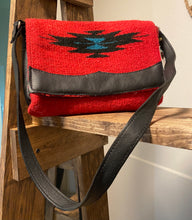 Load image into Gallery viewer, Red Wool Wayne Purse

