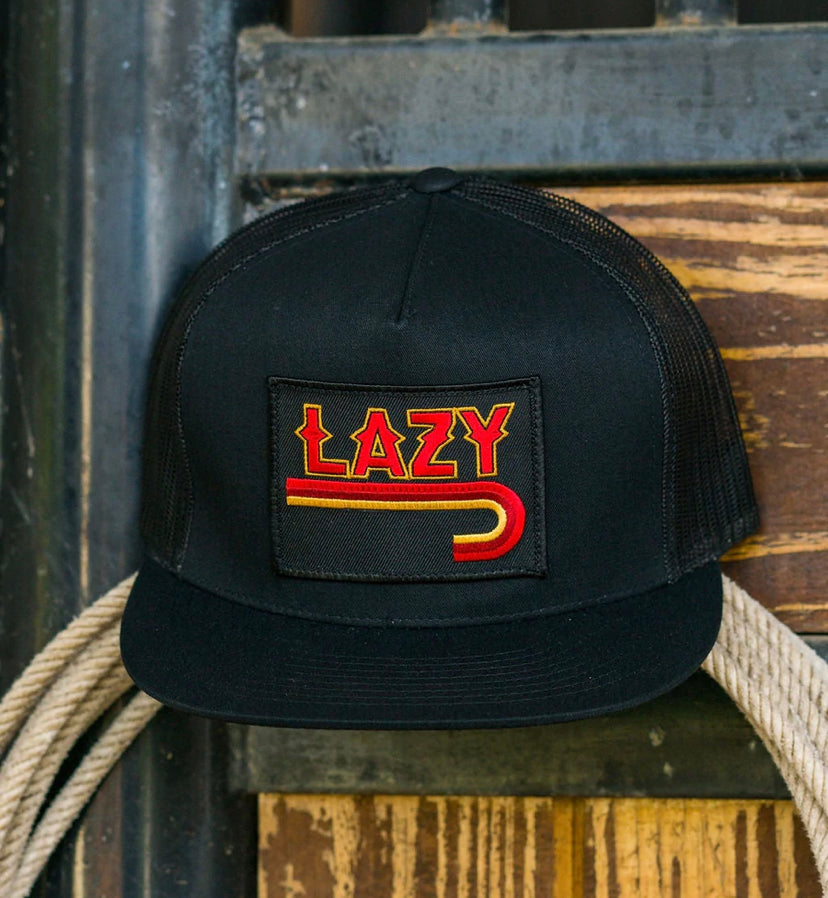 Lazy J Fire Patch/ Black