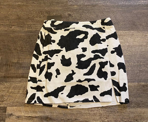 Cowprint Skirt