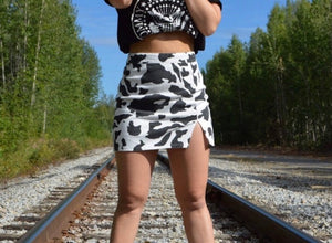 Cowprint Skirt