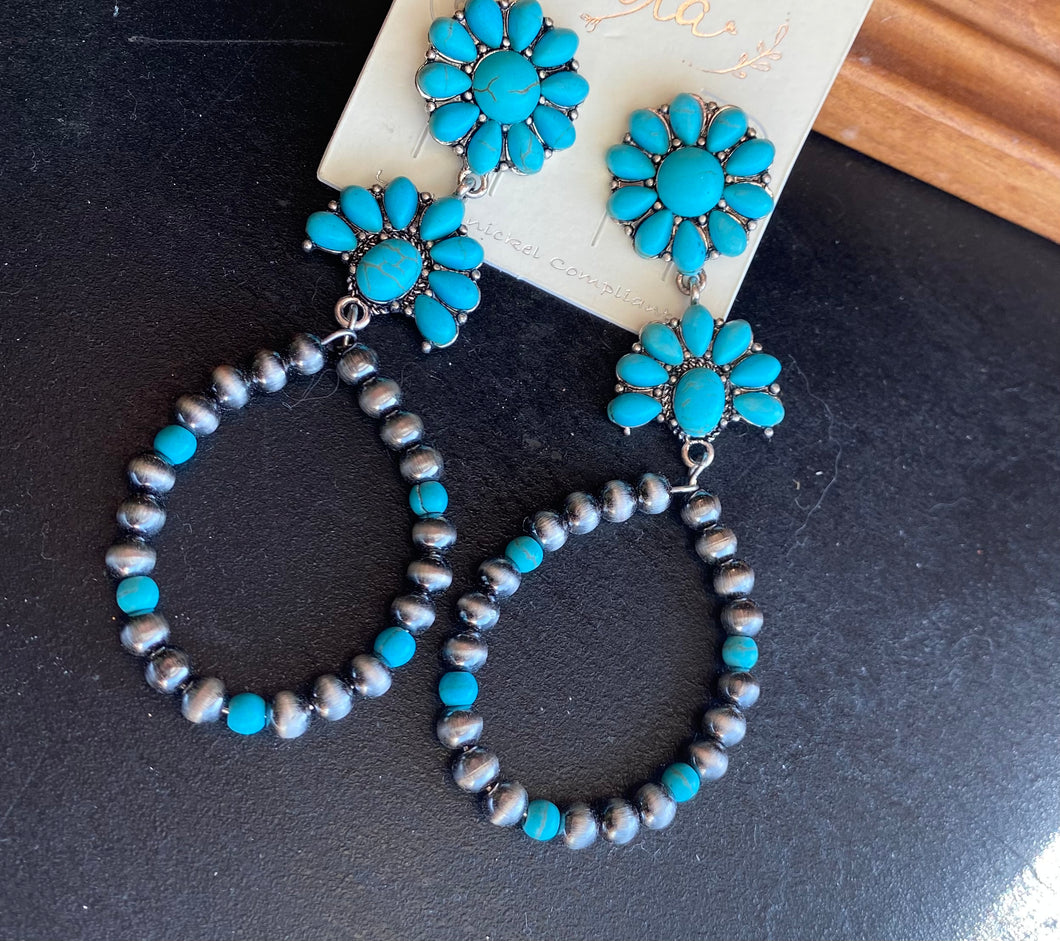 Turquoise Princess Earrings