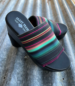 Serape Platform Sandals