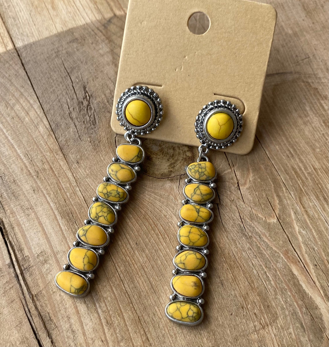 Yellow Bessy Earrings
